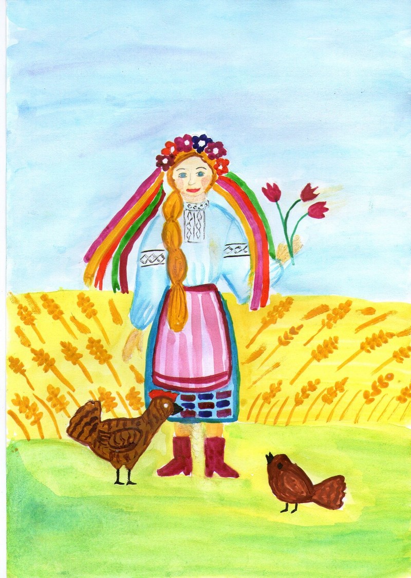 Конкурс детского рисунка "Я люблю Україну"